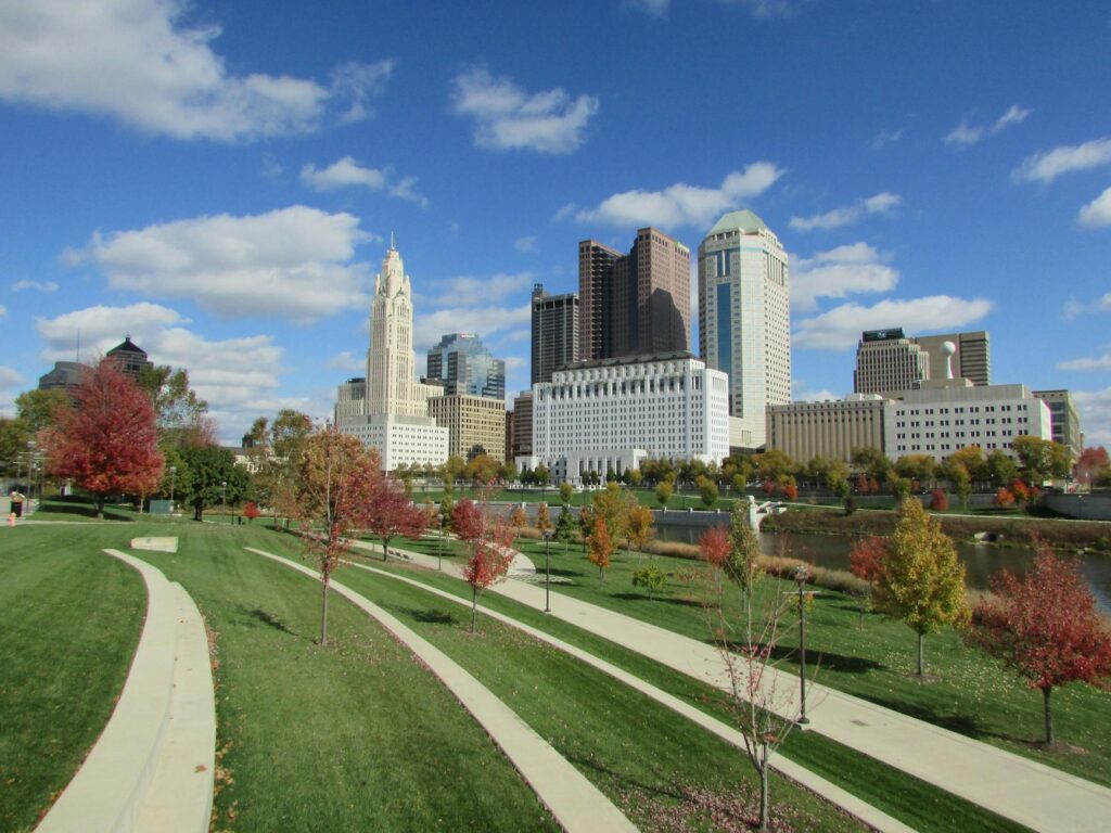park in city in ohio in usa